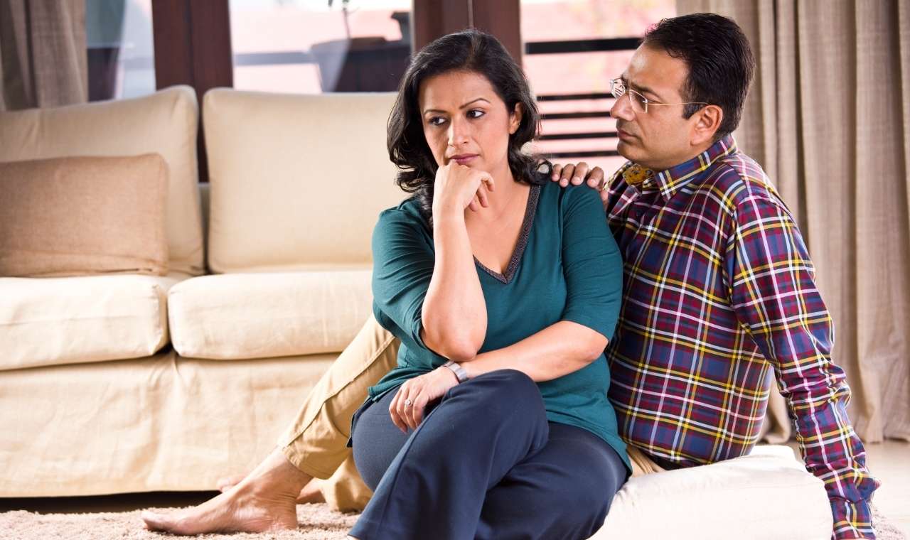 Man Being Empathetic to Wife