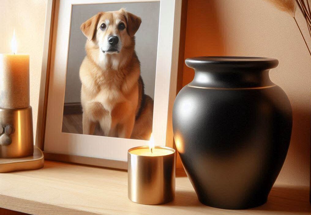 beloved dog’s urn of ashes.jpg